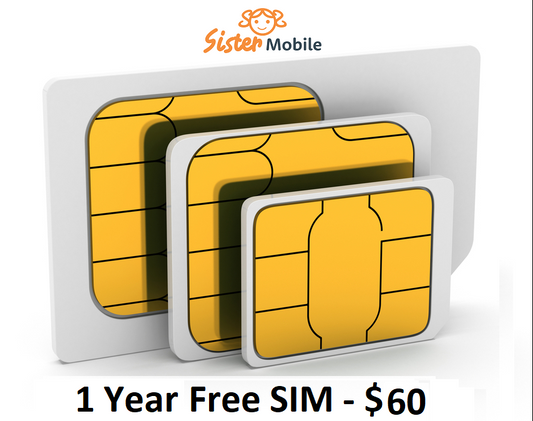 Sister Mobile SIM - 12 months